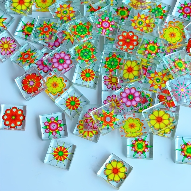 Photo Mosaic Print - 100/200 Grams of Transparent Mosaic Material,