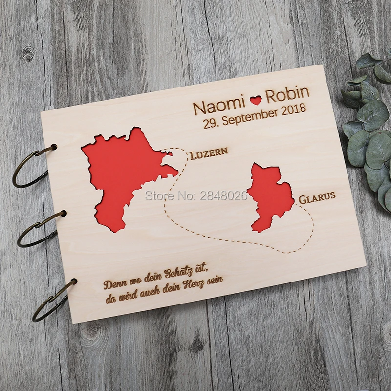 Rustic personalized wedding gu - Custom Photo Book 评论和价格