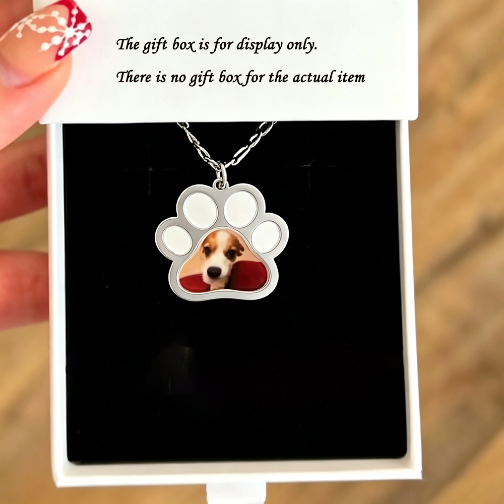 Personalized Pet Paw Colors Pr - Name Necklace Custom 评论和价格