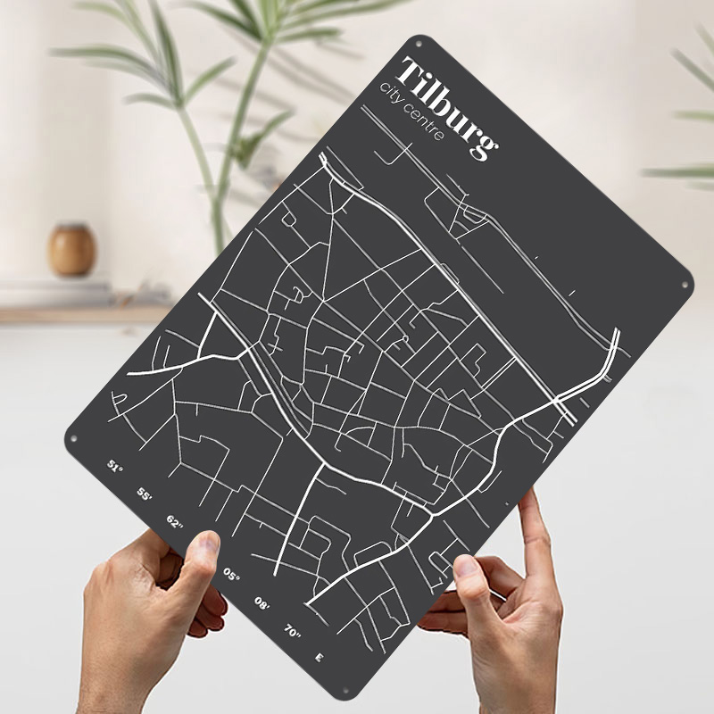 Tilburg City Centre Map Printe - Custom Map Poster 评论和价格