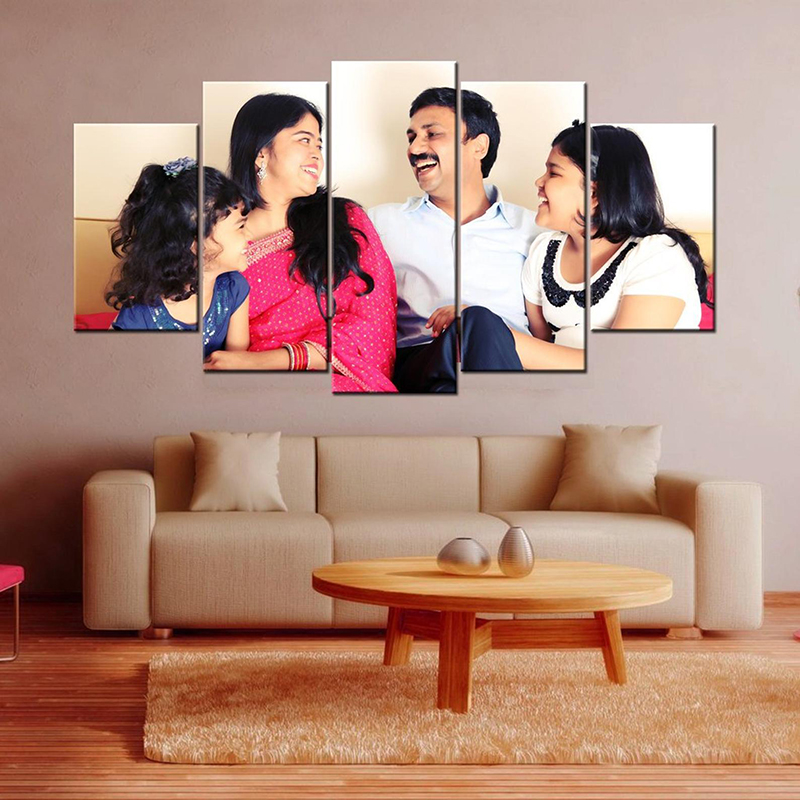 5 Piece Canvas Wall Art Custom - Custom Map Poster 评论和价格