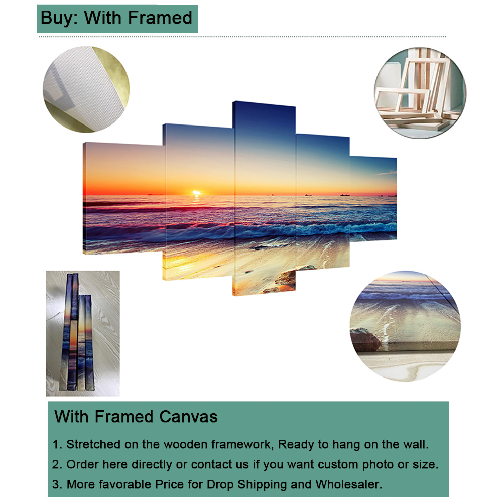 5 Piece Canvas Wall Art Custom - Custom Map Poster 评论和价格